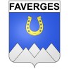Stickers coat of arms Faverges adhesive sticker