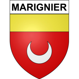 Marignier 74 ville Stickers blason autocollant adhésif