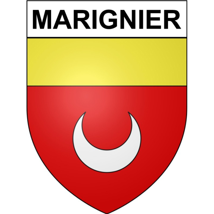 Marignier Sticker wappen, gelsenkirchen, augsburg, klebender aufkleber