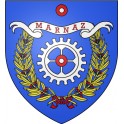 Stickers coat of arms Marnaz adhesive sticker