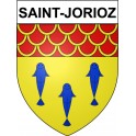 Saint-Jorioz 74 ville Stickers blason autocollant adhésif