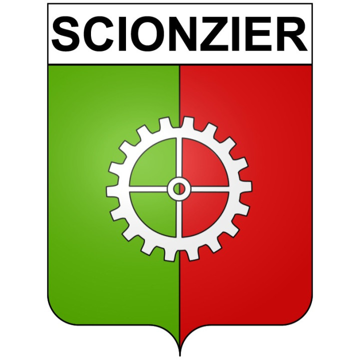 Stickers coat of arms Scionzier adhesive sticker