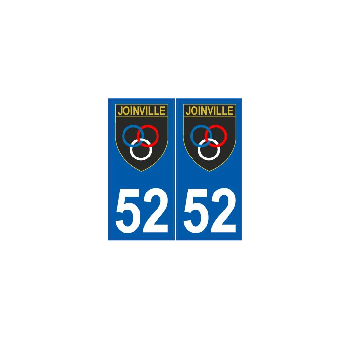 64 Pau logo sticker plate registration city