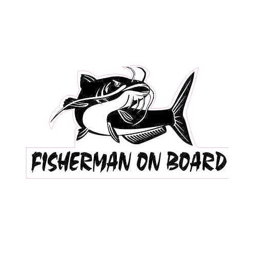 Fisherman on board 786 autocollant adhésif sticker