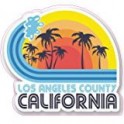 Los Angeles county California 934 autocollant adhésif sticker
