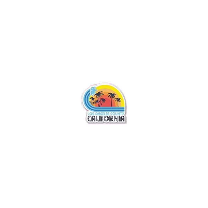Los Angeles county California 934 autocollant adhésif sticker