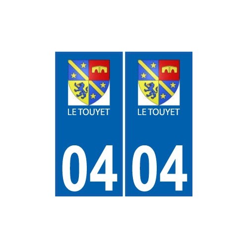 64 Pau placa etiqueta de registro de la ciudad