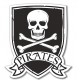 Autocollant Pirate Jolly Roger logo 4080 Sticker en vinyle sticker