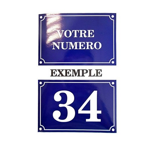 Autocollant Sticker Numéro de Rue Boite aux Lettres Plaque logo 29 Personnalisable