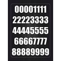 Set 40x Autocollant Sticker Porte Voiture Moto Numero Nombre Chiffre logo 233