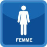 WC toilettes femmes 1290 autocollant sticker