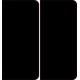 Autocollant plaque immatriculation noire auto sticker
