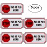 stop no pub advertising mailbox sticker decal logo 3