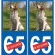 66 Cerdanya sticker sticker plate