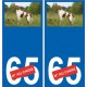66 Cerdanya sticker sticker plate