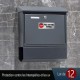 12x Autocollant sticker Stop Pub apparence Inox boite lettres logo 9 stop journaux et petites annonces