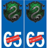 66 Cerdanya sticker aufkleber platte