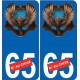 Blason Serdaigle Poudlard Ravenclaw Hogwarts 21 sticker autocollant plaque immatriculation auto