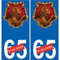 66 Cerdanya sticker sticker plate