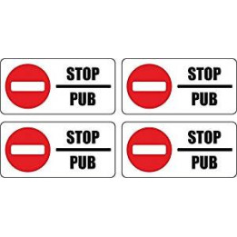 stop pub werbung baskisch-aufkleber