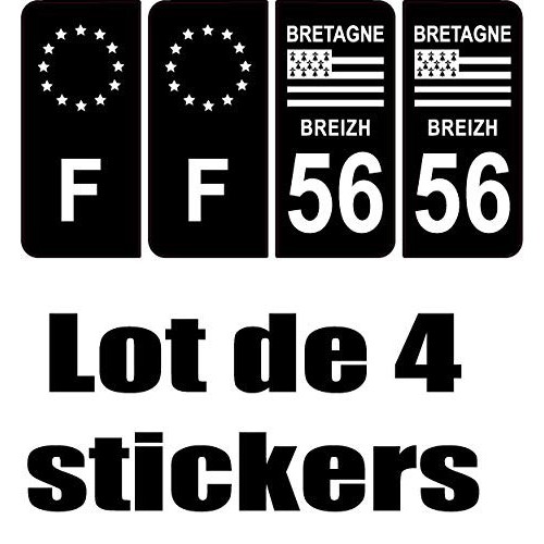 56 Morbihan sticker plate Britain