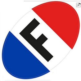 Pegatina de la Bandera de Francia etiqueta engomada de la pared