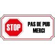 stop pas de pub publicité boite aux lettres sticker autocollant logo 3