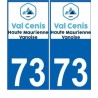 64 Pau logo adesivo piastra di registrazione city