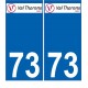 64 Pau-logo aufkleber plakette ez stadt