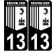66 Cerdanya sticker adesivo piastra