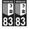66 Cerdanya sticker adesivo piastra