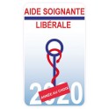 Caducée Aide Soignante libérale sticker autocollant 289