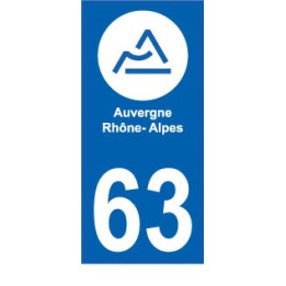 66 Cerdanya sticker aufkleber platte