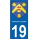 64 Pau sticker plate registration city