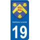 64 Pau-aufkleber plakette ez stadt