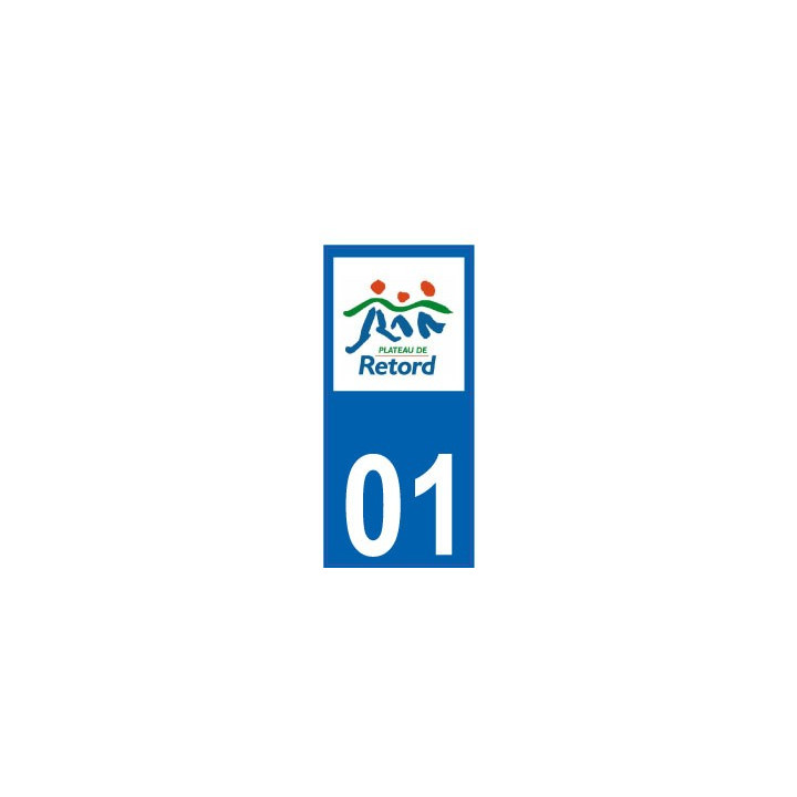 64 Pau logo sticker plate registration city
