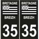 66 Cerdanya sticker adesivo piastra