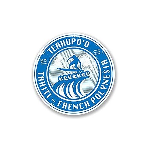 Tahiti Teahupo'o Polynésie surf french polynesia logo 29 autocollant adhésif sticker