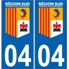 66 Cerdanya sticker adesivo piastra