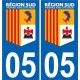 66 Cerdanya sticker adesivo piastra