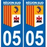 66 Cerdanya sticker adesivo piastra