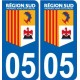 66 Cerdanya sticker aufkleber platte