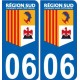 66 Cerdanya sticker adesivo piastra