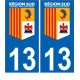 66 Cerdanya sticker sticker plate