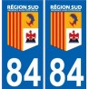 66 Cerdanya sticker adesivo piastra