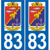 64 Pau adesivo piastra di registrazione city