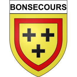 Bonsecours 76 ville Stickers blason autocollant adhésif