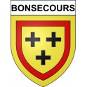Bonsecours 76 ville Stickers blason autocollant adhésif