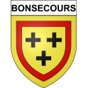Bonsecours Sticker wappen, gelsenkirchen, augsburg, klebender aufkleber