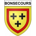 Stickers coat of arms Bonsecours adhesive sticker